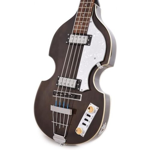  Hofner HI-BB-PE-TBK Ignition Pro Violin Bass, Transparent Black