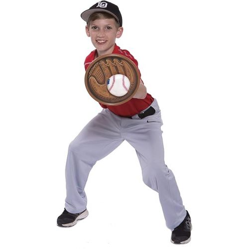  Hog Wild Stikball Toss and Catch - Sticky Baseball and 2 Catcher Mitt Targets - 2 Player - Ages 4+