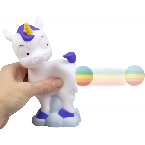  Hog Wild Pooping Unicorn Popper Toy - Shoot Foam Balls Up to 20 Feet - 6 Balls Included - Age 4+