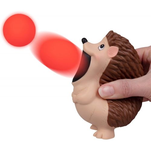  Hog Wild Hedgehog Popper Toy - Shoot Foam Balls Up to 20 Feet - 6 Balls Included - Age 4+