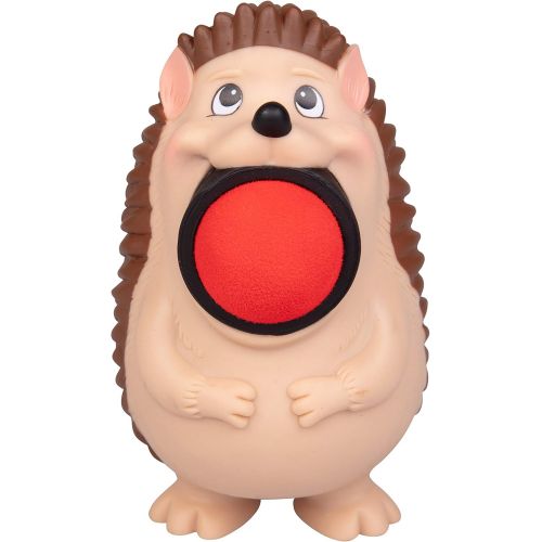  Hog Wild Hedgehog Popper Toy - Shoot Foam Balls Up to 20 Feet - 6 Balls Included - Age 4+