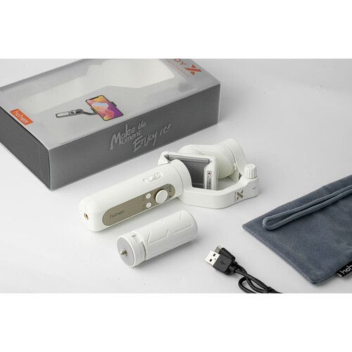  Hohem iSteady X Folding Smartphone Gimbal Stabilizer (White)
