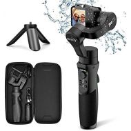 [아마존베스트]3axis Gimbal Stabilizer for GoPro Action Camera Handheld Pro Gimbal Tripod Stick with Motion Time-Lapse APP Control for Gopro Hero 7,6,5,4,3,SJ CAM,YI Cam,Sony RX0 - Hohem, Black