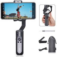 Hohem iSteady MobilePlus Gimbal Stabilizer 3 Axis Vlog Handheld Gimbal for iPhone 11/11 Pro/Max/XS/XS MAX/XR, for Samsung Galaxy S10/S10 Plus/Note 9, Playload 280G, with Face Track
