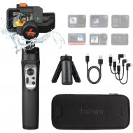 Gimbal Stabilizer, Hohem iSteady Pro4 3-Axis Action Camera Gimbal Stabilizer for Gopro Hero10/9/8/7/6/5/4/3 DJI OSMO Action Insta360 One R Sony RX0 SJ YI Cam Osmo Wireless Control