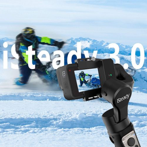  Hohem GoPro Gimbal Stabilizer, iSteady Pro 2, 3 Axis Splash-Proof Gimble IP64, Handheld Stabiliser for DJI Osmo Action,GoPro Hero 7/6/5/4/3,SJCam,YI 4K Action Camera (can not Suppo