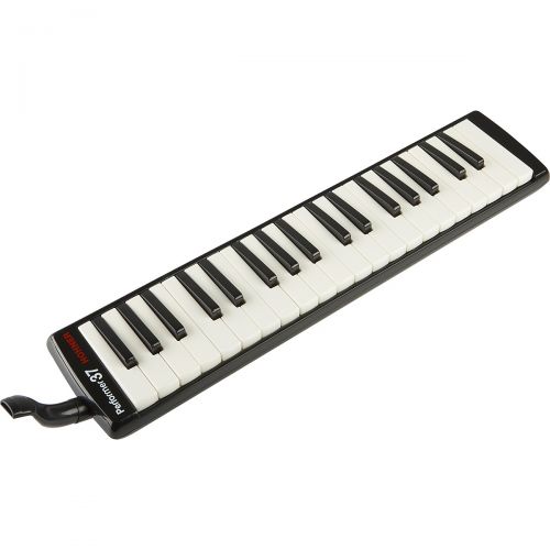  Hohner},description:This three octave professional instrument produces a rich accordion-like tone. The Pro 37 Melodica is a hand-held wind instrument has 37 piano style keys with a