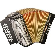 Hohner Corona II F/Bb/Eb Diatonic Accordion - Black