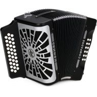 Hohner Compadre Diatonic Accordion - Keys of G/C/F - Black