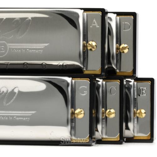  Hohner Special 20 Pro Pack 5-piece Harmonica Set