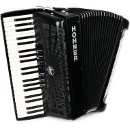 Hohner Bravo III 120 Chromatic Piano Key Accordion - Jet Black