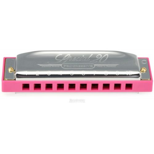  Hohner Special 20 Harmonica - Key of C, Pink