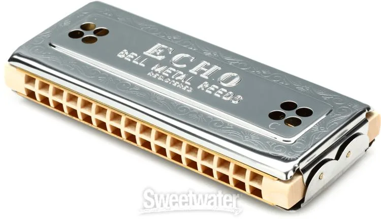  Hohner Echo Harp 2x32 Harmonica - Key of C/G