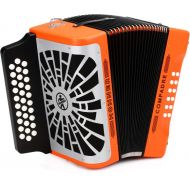 Hohner Compadre Diatonic Accordion - Keys of G/C/F - Orange