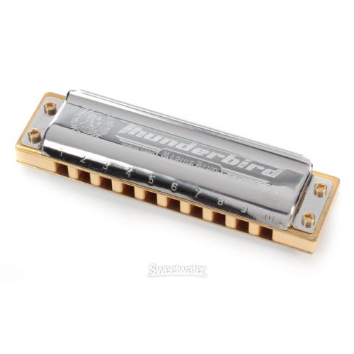  Hohner Marine Band Thunderbird Harmonica - Key of Low E Flat