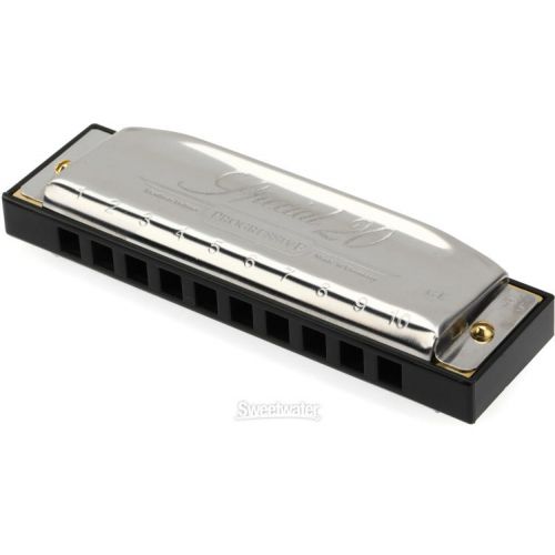  Hohner Special 20 Country Tuned Harmonica - Key of B Flat