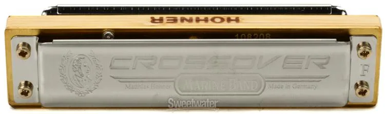  Hohner Marine Band Crossover Harmonica - Key of F