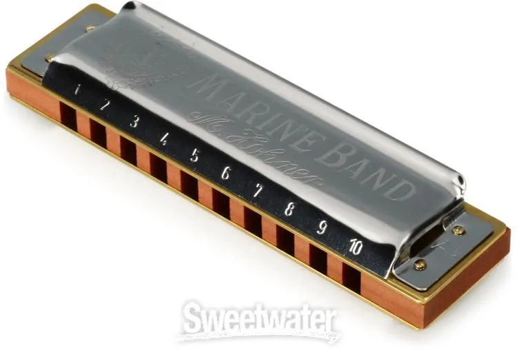  Hohner Marine Band 1896 Harmonica - Key of G Sharp