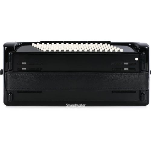  Hohner Bravo III 96 Chromatic Piano Key Accordion - Jet Black Demo