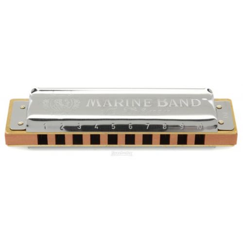  Hohner Marine Band 1896 5-piece Harmonica Set with Case