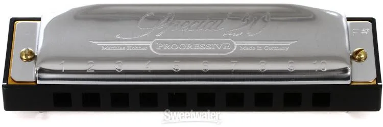  Hohner Special 20 Harmonica - Key of F Sharp