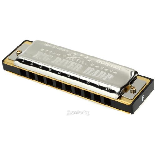  Hohner Big River Harp Harmonica - Key of F