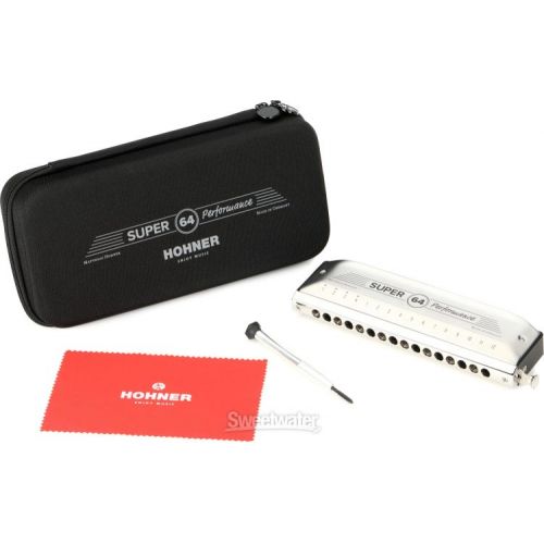  Hohner Super 64 Performance Chromatic Harmonica