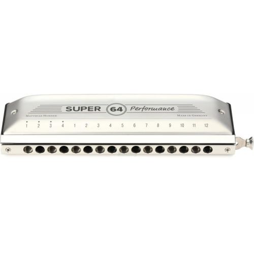  Hohner Super 64 Performance Chromatic Harmonica