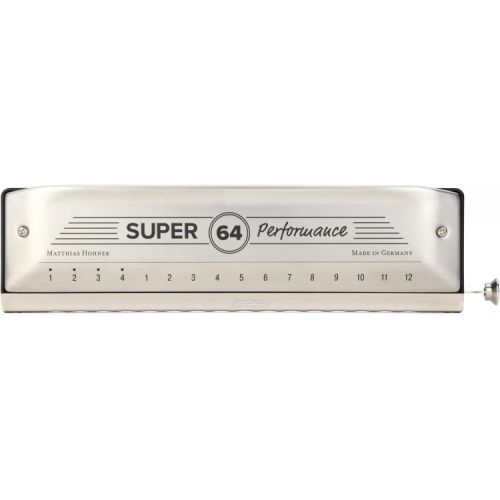  Hohner Super 64 Performance Chromatic Harmonica