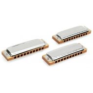 Hohner Blues Harp Pro Pack 3-piece Harmonica Set