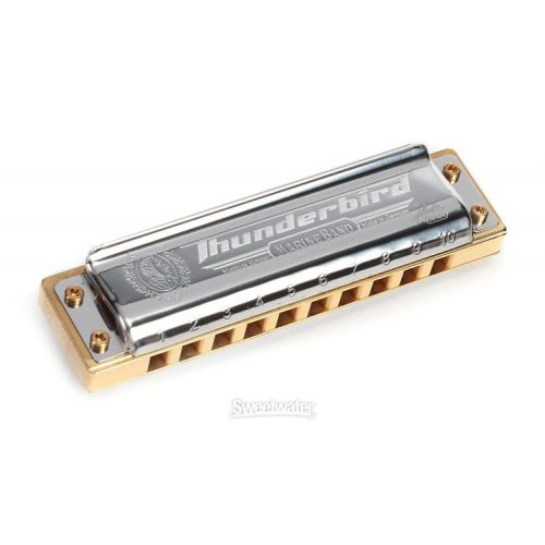  Hohner Marine Band Thunderbird Harmonica - Key of Low E