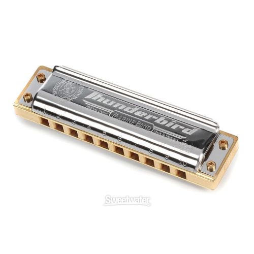  Hohner Marine Band Thunderbird Harmonica - Key of Low E