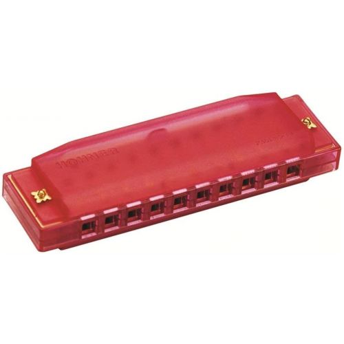  [아마존베스트]HOHNER Kids Clearly Colorful Translucent Harmonica, Assorted Colors