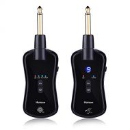 Hoison Wireless Guitar System Built-in Rechargeable Lithium Battery Digital Transmitter Receiver for Electric Guitar Bass (S8)