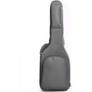 Professional Electric Bass Guitar Gig Bag Soft Case by Hola! Music, Pro Series with 25mm (1 Inch) Padding, Gray