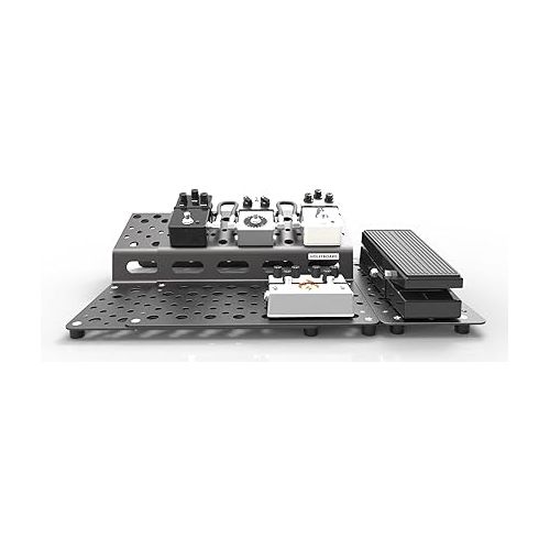  123 Complete Pedalboard | Expandable from 13-30” to Solve Your Space Problems | Fits 3-12 pedals easily | 2-Levels For Easy Access to the Back Row, Lifetime Warranty, Made in the USA