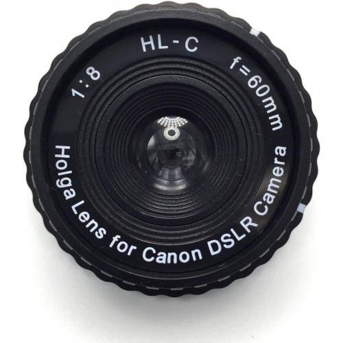  [아마존베스트]Holga 60mm f/8 Lens for Canon DSLR (Black)