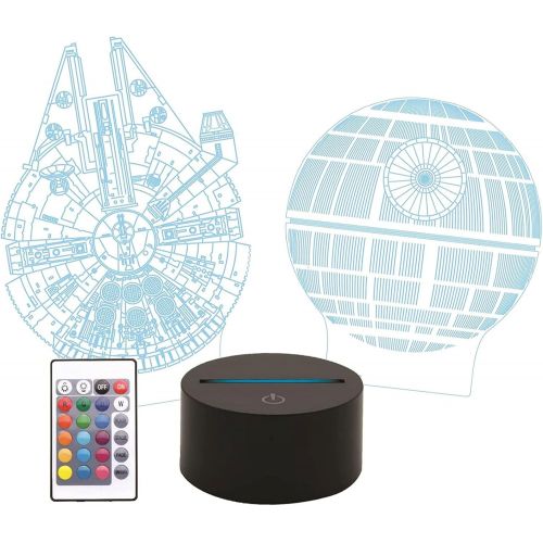  [아마존베스트]Holinox Star Wars Millennium Falcon 3D Lamp Gadget Gift