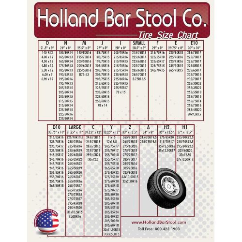  Holland Bar Stool Co. TCH2Camo H2 (35x12.5) Plain Camouflage Tire Cover