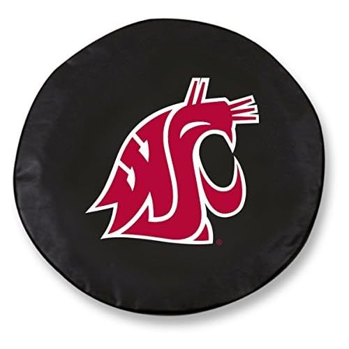  Holland Bar Stool Co. Washington State Cougars HBS Black Vinyl Fitted Car Tire Cover