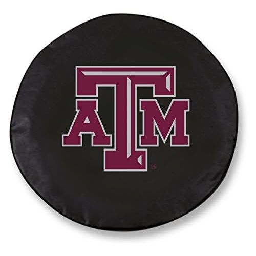  Holland Bar Stool Co. Texas A&M Aggies HBS Black Vinyl Fitted Spare Car Tire Cover