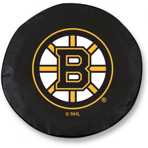  Holland Bar Stool Co. Boston Bruins HBS Black Vinyl Fitted Spare Car Tire Cover