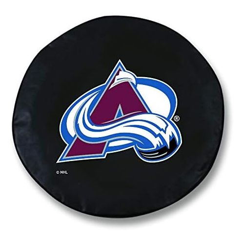  Holland Bar Stool Co. Colorado Avalanche HBS Black Vinyl Fitted Spare Car Tire Cover