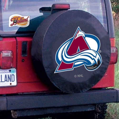  Holland Bar Stool Co. Colorado Avalanche HBS Black Vinyl Fitted Spare Car Tire Cover