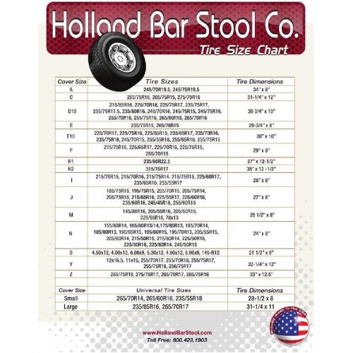  Holland Bar Stool Co. 31 1/4 x 11 Boston Bruins Tire Cover by The