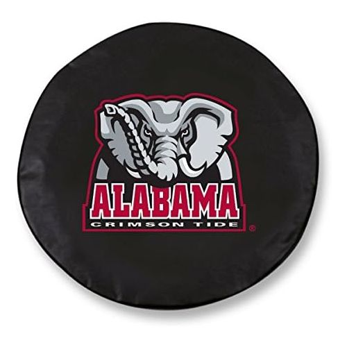  Holland Bar Stool Co. Alabama Crimson Tide HBS Black Vinyl Fitted Car Tire Cover