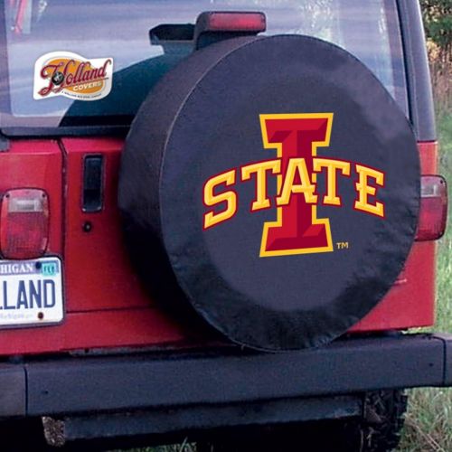  Holland Bar Stool Co. Iowa State Cyclones HBS Black Vinyl Fitted Spare Car Tire Cover