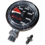 New Hollis Heavy Duty Brass SPG Submersible Pressure Gauge with 32 Inch Hose (PSI)