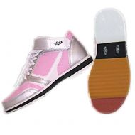 Hollmark Shoes The Cure Womens High Top Bowling Shoe for Right Handed Bowler,- Pink and Silver