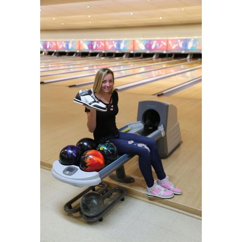  Hollmark Shoes The Cure Womens High Top Bowling Shoe for Right Handed Bowler,- Pink and Silver